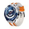 Correa de silicona bicolor para Huawei Watch Ultimate 2 (naranja estrella)