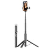 Trípode para selfies P27-D RGB Beauty Light de 1,9 m, extensible, portátil, con apertura automática