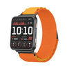 Correa de nailon tejida con hebilla G para Garmin Venu X1 (naranja)