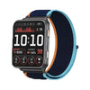 Correa de nailon con cierre de velcro para Garmin Venu X1 Wild Trail (azul marino)
