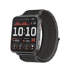 Correa de nailon con cierre de velcro para Garmin Venu X1 Wild Trail (negro y gris)