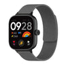 Correa de silicona magnética suave con textura de lichi para Redmi Watch 6 / Watch 5 / Watch 4 (gris)