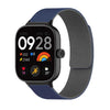 Correa de silicona magnética suave con textura de lichi (azul grisáceo) para Redmi Watch 6 / Watch 5 / Watch 4