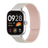 Correa de silicona magnética suave con textura de lichi (rosa estrellado) para Redmi Watch 6 / Watch 5 / Watch 4