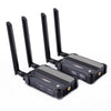 Kit transmisor-receptor inalámbrico VRRIIS WL095 P de largo alcance, doble banda y baja latencia para 4K Ultra HD, enchufe: enchufe europeo