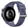 Correa de reloj de silicona con textura entrelazada en forma de corazón y botón de presión de 20 mm (morado)