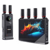 VRRIIS 085 P con pantalla LCD, transmisor y receptor de vídeo inalámbricos 1080p HD, alcance de 400 m, enchufe: europeo