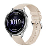 Correa de silicona de color sólido con textura delicada para Garmin Venu 4 de 41 mm (Starlight)