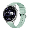 Correa de silicona de color sólido con textura delicada para Garmin Venu 4 de 41 mm (verde menta).