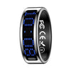 Anillo inteligente SR16 talla 9, compatible con monitorización de frecuencia cardíaca, oxígeno en sangre y sueño, y múltiples modos deportivos (plateado).