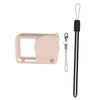 Tapa protectora de silicona para lente del cuerpo de la cámara de acción DJI Osmo Action 6 (rosa)