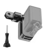 Adaptador de montaje vertical y horizontal con rotación de 360° y tornillo largo para cámara de acción GoPro.