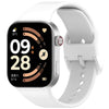Correa deportiva de silicona con hebilla invertida para Redmi Watch 6 (blanca)