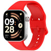 Correa deportiva de silicona con hebilla invertida para Redmi Watch 6 (roja)