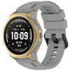 Correa de silicona líquida de color sólido para Amazfit T-Rex 3 Pro de 44 mm (gris)