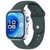 Correa de silicona con hebilla inversa para Huawei Watch Fit4, Fit4 Pro y Fit3 (verde oscuro)