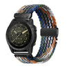 Correa de nailon tejido con hebilla de paracaídas de liberación rápida para reloj Gamin de 22 mm (vaquero)