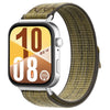 Correa de nailon con cierre de velcro para Huawei Watch Fit 4 Pro / Fit 4 / Fit 3 (verde y gris)