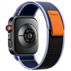 Correa de nailon con cierre de velcro para Huawei Watch Fit 4 Pro / Fit 4 / Fit 3 Wild Path Loop (azul medianoche)