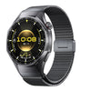 Correa de aleación de titanio para Huawei Watch GT 6 Pro con botón pulsador y cierre magnético de Milán (gris titanio)