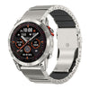 Correa de reloj Garmin de 26 mm con hebilla de seguridad y una sola cuenta de silicona y aleación de titanio (negro titanio)