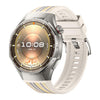 Correa de silicona y nailon con botón pulsador para Huawei Watch GT 6 Pro (Starlight)