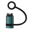 Cordón de carga metálico con extremo recto para reloj inteligente Garmin (azul celeste)