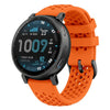 Correa deportiva de silicona perforada transpirable para Amazfit Active Max (naranja)