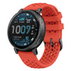 Correa deportiva de silicona perforada transpirable para Amazfit Active Max (roja)