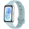 Correa de silicona brillante de color sólido para Huawei Band 11/Band 11 Pro (azul claro)