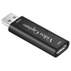 HU-01 Adaptador de grabación de juegos 1080P 60fps para transmisión en vivo, tarjeta de captura de video USB, HDMI a USB 2.0