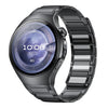 Correa de acero inoxidable con botón pulsador magnético en forma de I para Huawei Watch 5 de 46 mm (negra)