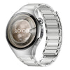 Correa de acero inoxidable con botón pulsador magnético en forma de I para Huawei Watch 5 de 46 mm (titanio)
