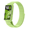 Correa de reloj ajustable de nailon con cierre de velcro para Huawei Band 11/Band 11 Pro (verde)