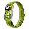 Correa de reloj ajustable de nailon con cierre de velcro para Huawei Band 11/Band 11 Pro (verde militar)