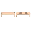 Conector de correa de reloj de acero inoxidable de 18 mm con cabezal metálico (oro rosa) para Huawei Band 11 / Band 11 Pro (un par)