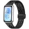 Correa de silicona plegable con cierre magnético para Huawei Band 11 / Band 11 Pro (negra)