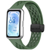 Correa de silicona plegable con cierre magnético para Huawei Band 11 / Band 11 Pro (verde)