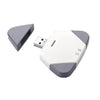 El lector de tarjetas magnéticas SD/TF 3.0 es compatible con teléfonos, drones, cámaras y ordenadores (blanco).