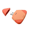 El lector de tarjetas magnéticas SD/TF 3.0 es compatible con teléfonos, drones, cámaras y ordenadores (naranja).