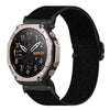 Correa de reloj elástica de nailon de 26 mm con cierre deslizante de mariposa para Amazfit T-Rex Ultra 2 (negra)
