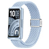Correa de reloj de nailon trenzado con cierre magnético deslizante para Huawei Band 11 / Band 11 Pro (azul claro)