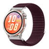 Correa de reloj Huawei Watch GT Runner 2 de nailon tejido con cierre de velcro e interfaz metálica (color ciruela)