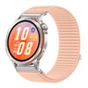 Correa de reloj Huawei Watch GT Runner 2 de nailon tejido con cierre de velcro e interfaz metálica (rosa)
