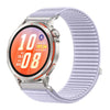 Correa de reloj Huawei Watch GT Runner 2 de nailon tejido con cierre de velcro e interfaz metálica (morado)