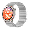 Correa de reloj Huawei Watch GT Runner 2 de nailon tejido con cierre de velcro e interfaz metálica (gris)