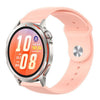 Correa de silicona de color sólido con hebilla invertida para Huawei Watch GT Runner 2 (rosa)