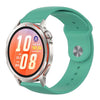 Correa de silicona de color sólido con hebilla invertida para Huawei Watch GT Runner 2 (verde pino)