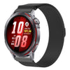 Correa de reloj magnética de metal milanesa para Huawei Watch GT Runner 2 (negra)