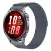 Correa de reloj magnética de metal milanesa para Huawei Watch GT Runner 2 (gris espacial)